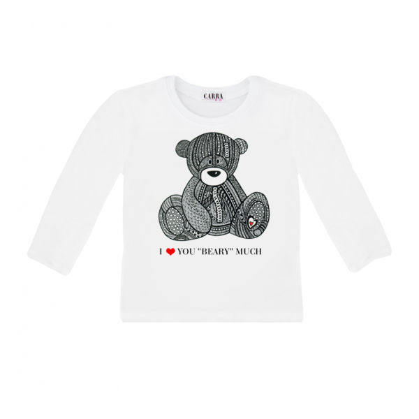 Carra I Love You "Beary" Much детска блуза